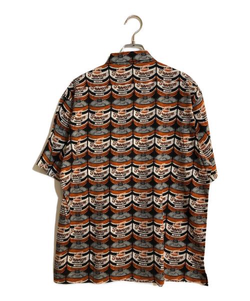 Schott（ショット）schott (ショット) PERFECTO MOTOR OIL HAWAIIAN SHIRT/パーフェクト  モト― オイル ハワイアン シャツ ブラウン サイズ:SIZE Mの古着・服飾アイテム