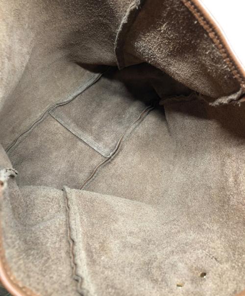 YOUNG & OLSEN The DRYGOODS STORE（ヤングアンドオルセン ザ ドライグッズストア）YOUNG & OLSEN The DRYGOODS STORE (ヤングアンドオルセン ザ ドライグッズストア) エンボスレザー トートバッグ ブラウンの古着・服飾アイテム