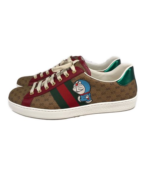 GUCCI（グッチ）GUCCI (グッチ) ローカットスニーカー ベージュ サイズ:SIZE 9の古着・服飾アイテム