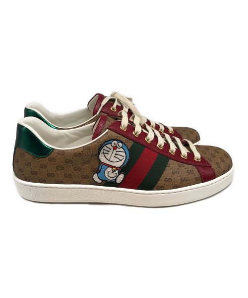 GUCCI（グッチ）GUCCI (グッチ) ローカットスニーカー ベージュ サイズ:SIZE 9の古着・服飾アイテム