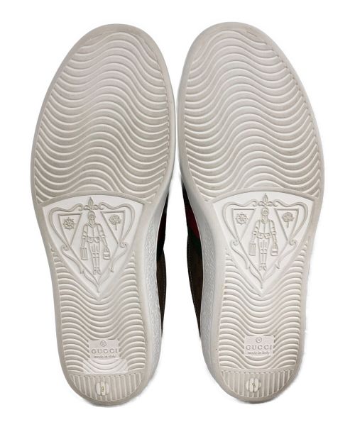 GUCCI（グッチ）GUCCI (グッチ) ローカットスニーカー ベージュ サイズ:SIZE 9の古着・服飾アイテム