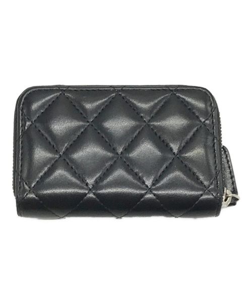 CHANEL（シャネル）CHANEL (シャネル) マトラッセ クラシック ジップ コインパース ブラックの古着・服飾アイテム
