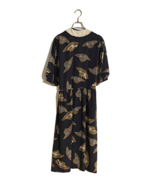 PINK HOUSE（ピンクハウス）PINK HOUSE (ピンクハウス) 総柄ワンピース ネイビー サイズ:表記なしの古着・服飾アイテム