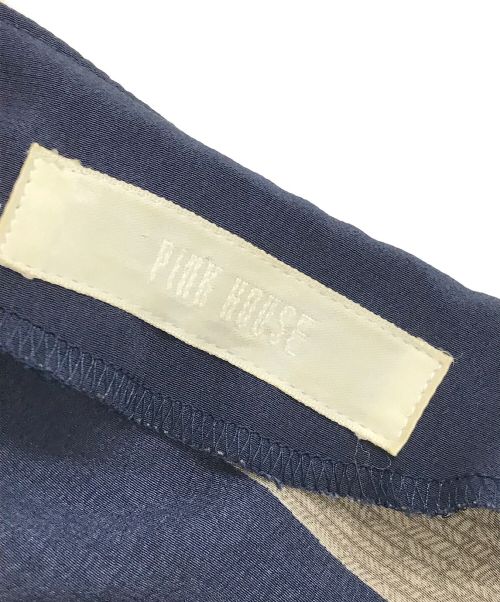 PINK HOUSE（ピンクハウス）PINK HOUSE (ピンクハウス) 総柄ワンピース ネイビー サイズ:表記なしの古着・服飾アイテム