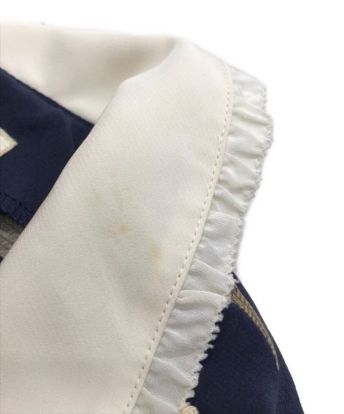 PINK HOUSE（ピンクハウス）PINK HOUSE (ピンクハウス) 総柄ワンピース ネイビー サイズ:表記なしの古着・服飾アイテム