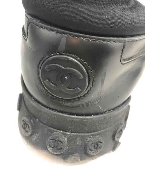 CHANEL（シャネル）CHANEL (シャネル) スウェードコンビナイロンローカットスニーカー ブラック サイズ:SIZE 42の古着・服飾アイテム