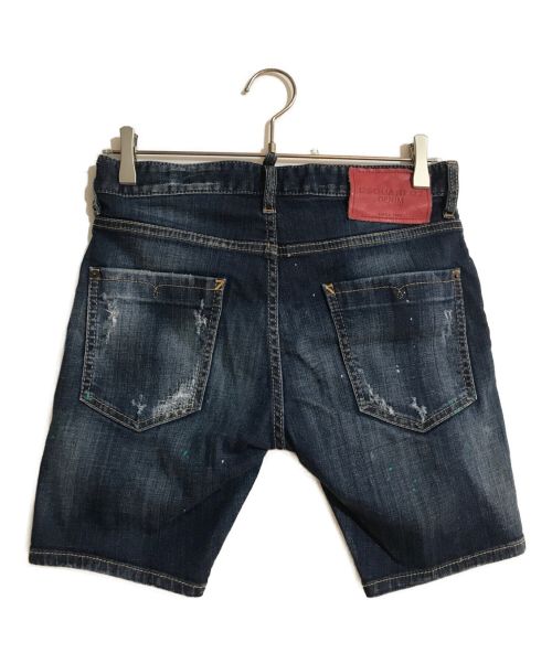 DSQUARED2（ディースクエアード）DSQUARED2 (ディースクエアード) デニムショートパンツ インディゴ サイズ:42の古着・服飾アイテム