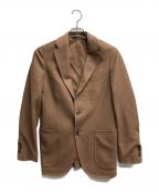 ANGLAISアングレー）の古着「コットンジャージジャケット」｜ブラウン