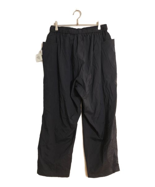 SEESEE（シーシー）SEESEE yes good market Stripes For Creative SUPERWIDE TAPERED EASY PANTS/スーパーワイドテーパードイージーパンツ ネイビー サイズ:Lの古着・服飾アイテム