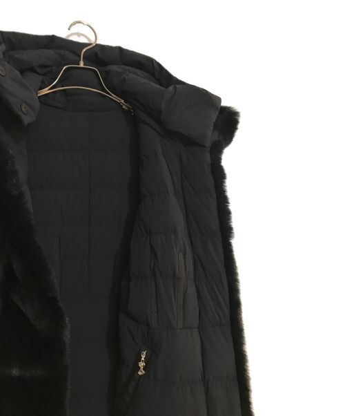 M'S GRACY（エムズグレイシー）M'S GRACY (エムズグレイシー) リバーシブルダウンコート ブラック サイズ:38の古着・服飾アイテム