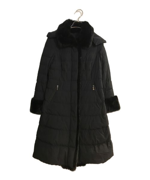 M'S GRACY（エムズグレイシー）M'S GRACY (エムズグレイシー) リバーシブルダウンコート ブラック サイズ:38の古着・服飾アイテム