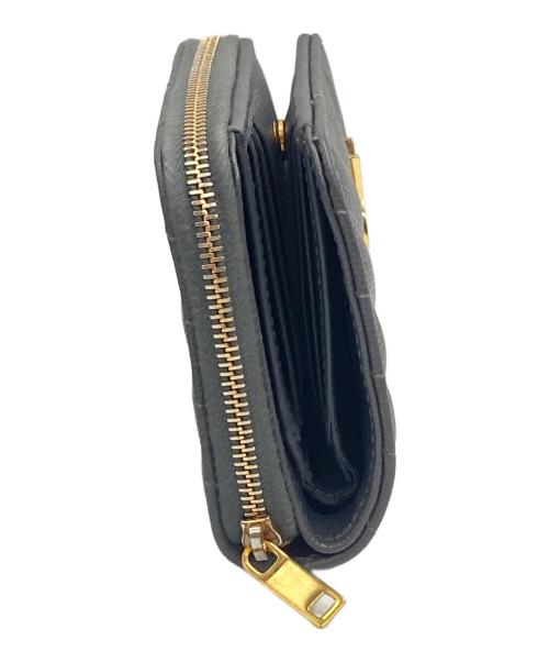 Saint Laurent Paris（サンローランパリ）Saint Laurent Paris (サンローランパリ) コンパクトジップアラウンドウォレット グレーの古着・服飾アイテム