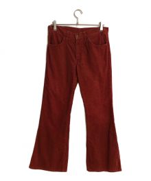 LEVI'S（リーバイス）の古着「オールドフレアコーデュロイパンツ」｜レッド