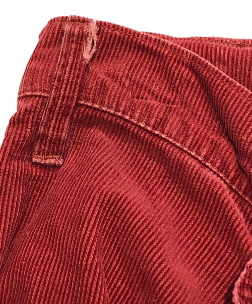 LEVI'S（リーバイス）LEVI'S (リーバイス) オールドフレアコーデュロイパンツ レッド サイズ:表記なしの古着・服飾アイテム