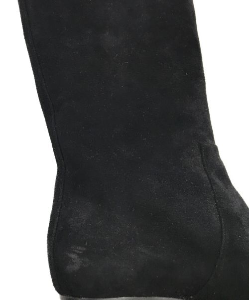 HERMES（エルメス）HERMES (エルメス) 19AW ヴェルサイユ スエード ロングブーツ ブラック サイズ:SIZE 37の古着・服飾アイテム