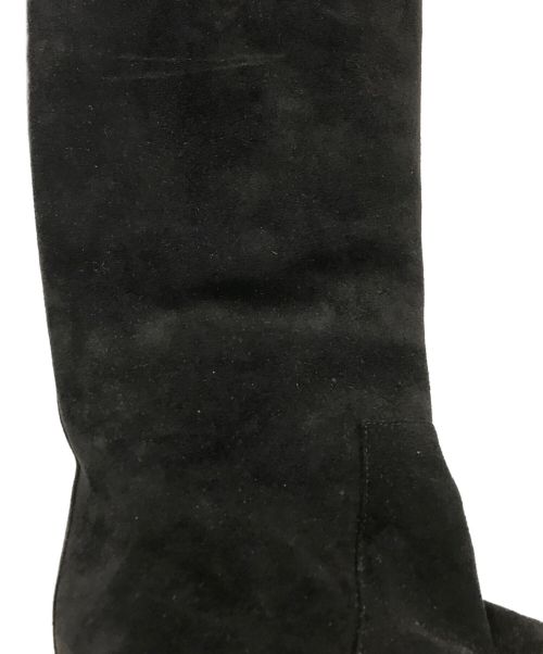 HERMES（エルメス）HERMES (エルメス) 19AW ヴェルサイユ スエード ロングブーツ ブラック サイズ:SIZE 37の古着・服飾アイテム