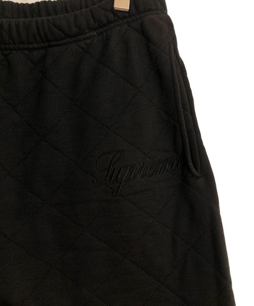 SUPREME（シュプリーム）SUPREME (シュプリーム) 18AW Quilted Sweatpant/キルティングスウェットパンツ ブラック サイズ:Ｓの古着・服飾アイテム