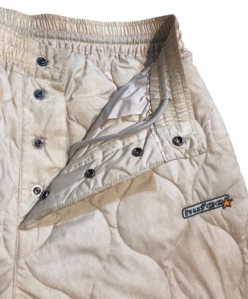 HUF（ハフ）HUF (ハフ) FRESHIES QUILTED PANT/キルティング パンツ ホワイト サイズ:Sの古着・服飾アイテム
