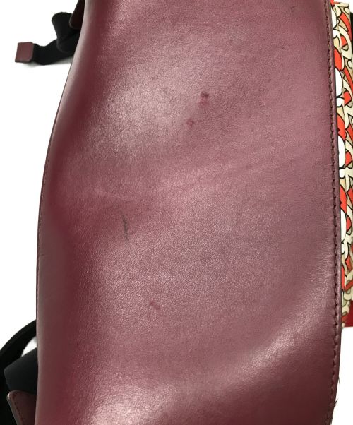 BURBERRY（バーバリー）BURBERRY (バーバリー) モノグラム リュックサック ブラウンの古着・服飾アイテム