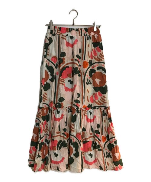 marimekko（マリメッコ）marimekko (マリメッコ) KARUSELLI / KAAKKO DRESS ピンク サイズ:Sの古着・服飾アイテム