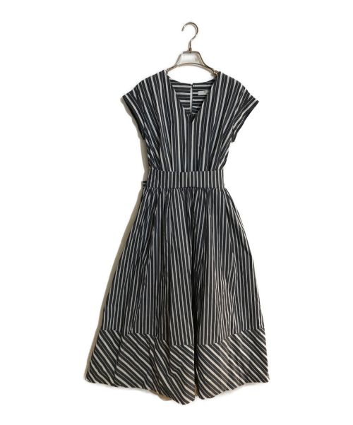 HER LIP TO（ハーリップトゥ）Her lip to (ハーリップトゥ) Lover Back Ribbon Dress/ラブバックリボンドレス ネイビー サイズ:Mの古着・服飾アイテム