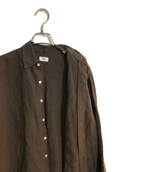RHC Ron Herman（アールエイチシー ロンハーマン）RHC Ron Herman (アールエイチシーロンハーマン) Linen Shirt ブラウン サイズ:SIZE Sの古着・服飾アイテム