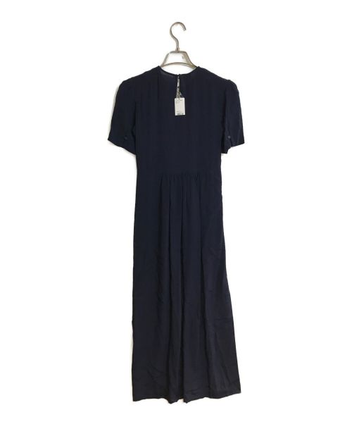 BAUM UND PFERDGARTEN（バウムウンドヘルガーデン）BAUM UND PFERDGARTEN (バウムウンドヘルガーデン) レーヨンシルクブラウスワンピース ネイビー サイズ:SIZE 34 未使用品の古着・服飾アイテム