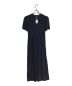BAUM UND PFERDGARTEN (バウムウンドヘルガーデン) レーヨンシルクブラウスワンピース ネイビー サイズ:SIZE 34 未使用品：5000円