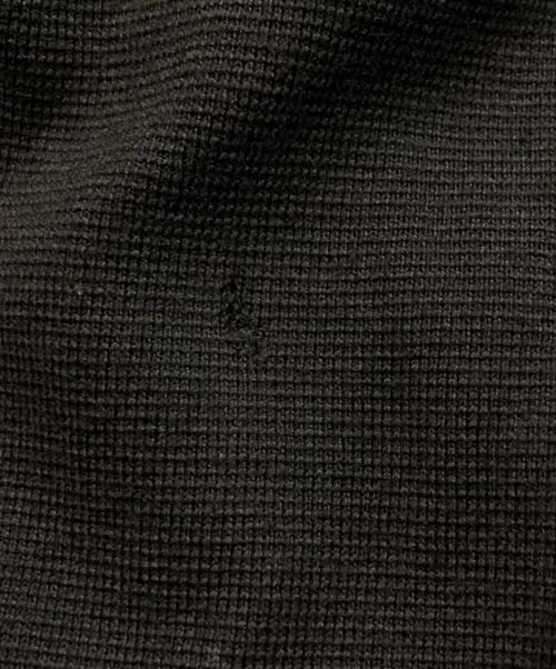 FOXEY（フォクシー）FOXEY (フォクシー) ジップアップノースリーブニットワンピース ブラック サイズ:40の古着・服飾アイテム