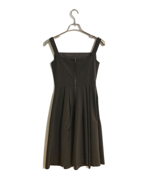 FOXEY NEWYORK（フォクシーニューヨーク）FOXEY NEWYORK (フォクシーニューヨーク) ナイロンジャンスカ ブラウン サイズ:SIZE　38の古着・服飾アイテム