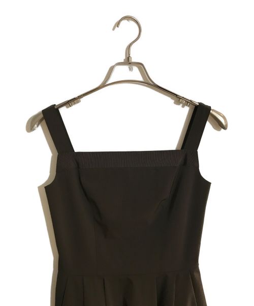 FOXEY NEWYORK（フォクシーニューヨーク）FOXEY NEWYORK (フォクシーニューヨーク) ナイロンジャンスカ ブラウン サイズ:SIZE　38の古着・服飾アイテム