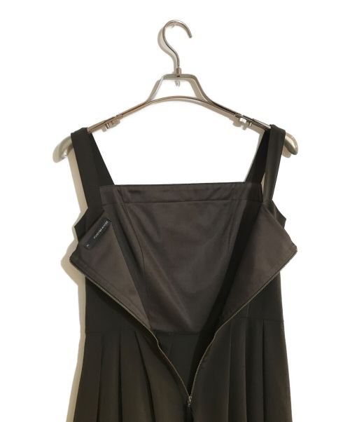 FOXEY NEWYORK（フォクシーニューヨーク）FOXEY NEWYORK (フォクシーニューヨーク) ナイロンジャンスカ ブラウン サイズ:SIZE　38の古着・服飾アイテム