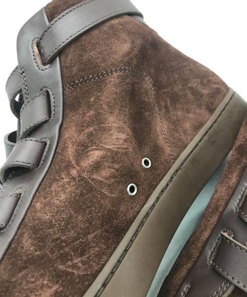 Gianvito Rossi（ジャンヴィト ロッシ）Gianvito Rossi (ジャンヴィト・ロッシ) albert スウェードハイカットスニーカー ブラウン サイズ:42の古着・服飾アイテム