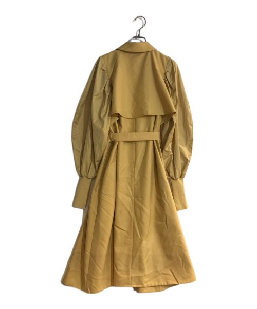 SORIN（ソリン）SORIN (ソリン) Wool Twill Circle Sleeves Trench Coat/ウールツイル　サークルスリーブトレンチコート イエロー サイズ:38の古着・服飾アイテム