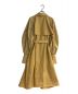 SORIN (ソリン) Wool Twill Circle Sleeves Trench Coat/ウールツイル　サークルスリーブトレンチコート イエロー サイズ:38：4000円