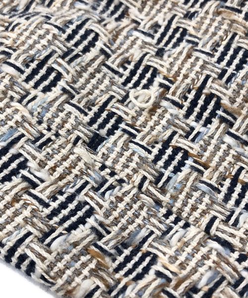 THE GIGI（ザ・ジジ）THE GIGI (ザ・ジジ) シルクブレンドテーラードジャケット ベージュ サイズ:44の古着・服飾アイテム