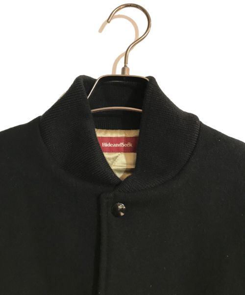 HIDE AND SEEK（ハイドアンドシーク）HIDE AND SEEK (ハイドアンドシーク) スタジャン ブラック×ブラウン サイズ:Mの古着・服飾アイテム