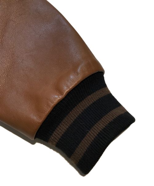 HIDE AND SEEK（ハイドアンドシーク）HIDE AND SEEK (ハイドアンドシーク) スタジャン ブラック×ブラウン サイズ:Mの古着・服飾アイテム