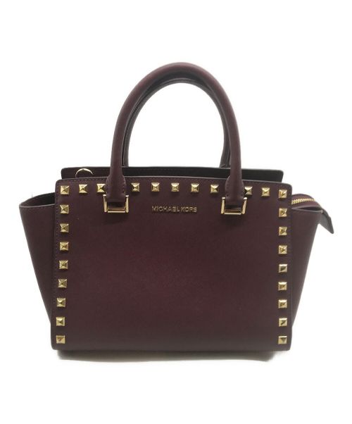 MICHAEL KORS（マイケル・コース）MICHAEL KORS (マイケルコース) 2WAYスタッズショルダーバッグの古着・服飾アイテム