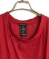 ANN DEMEULEMEESTER (アンドゥムルメステール) TUNIC ARIANA チュニック レッド サイズ:34：4000円