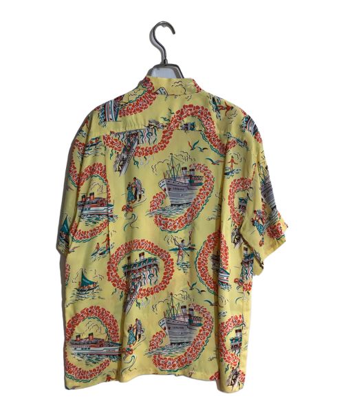 Sun Surf SPECIAL EDITION（サンサーフ・スペシャルエディション）SUN SURF SPECIAL EDITION (サンサーフ・スペシャルエディション) “MATSON LINE” KILOHANA 半袖 アロハシャツ イエロー サイズ:XL 未使用品の古着・服飾アイテム