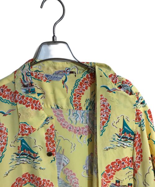 Sun Surf SPECIAL EDITION（サンサーフ・スペシャルエディション）SUN SURF SPECIAL EDITION (サンサーフ・スペシャルエディション) “MATSON LINE” KILOHANA 半袖 アロハシャツ イエロー サイズ:XL 未使用品の古着・服飾アイテム