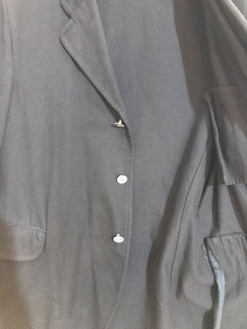 COMME des GARCONS HOMME PLUS（コムデギャルソンオムプリュス）COMME des GARCONS HOMME PLUS (コムデギャルソンオムプリュス) 00SS アーカイブ 製品染め 3Bジャケット ブラック サイズ:Sの古着・服飾アイテム