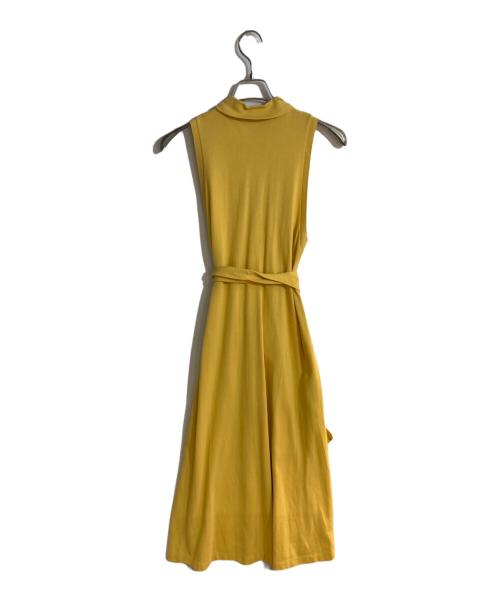 LACOSTE（ラコステ）LACOSTE (ラコステ) ノースリーブポロシャツドレス イエロー サイズ:34の古着・服飾アイテム