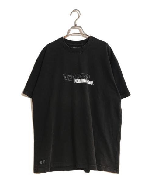 NEIGHBORHOOD（ネイバーフッド）NEIGHBORHOOD (ネイバーフッド) WIND AND SEA (ウィンダンシー) 22SS NHWDS-1 / C-TEE.SS ブラック サイズ:XLの古着・服飾アイテム