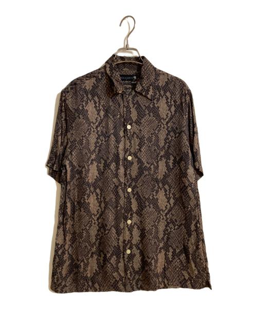 ALL SAINTS（オールセインツ）ALL SAINTS (オールセインツ) RATTLE SS SHIRT ブラウン サイズ:Sの古着・服飾アイテム