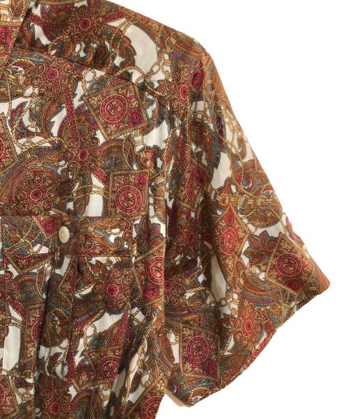 Burberry's（バーバリー）Burberry's (バーバリーズ) ヴィンテージ総柄ワンピース レッド サイズ:SIZE 71cm (W28)の古着・服飾アイテム