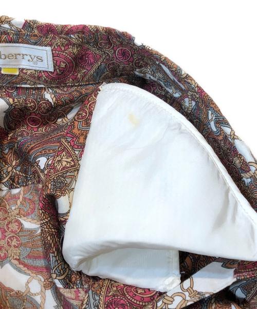 Burberry's（バーバリー）Burberry's (バーバリーズ) ヴィンテージ総柄ワンピース レッド サイズ:SIZE 71cm (W28)の古着・服飾アイテム