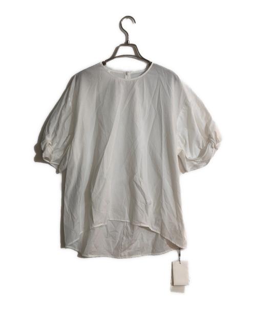 feerique（フィーリック）feerique (フィーリック) TCクリアローンブラウス ホワイト サイズ:2の古着・服飾アイテム