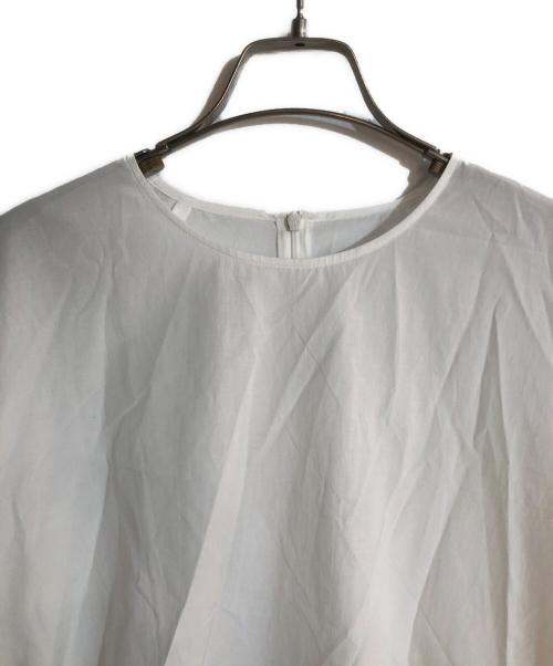 feerique（フィーリック）feerique (フィーリック) TCクリアローンブラウス ホワイト サイズ:2の古着・服飾アイテム